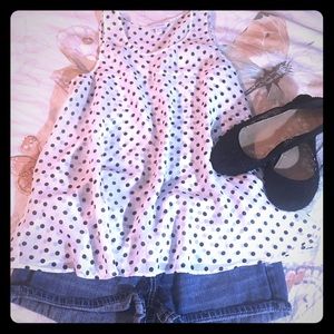 Light and Classy Polka Dot Top